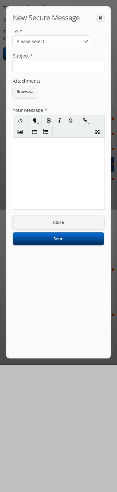 SecureMessaging > 04 New Message Dialog